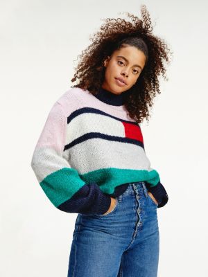 pink tommy jeans jumper