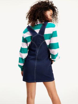 dungaree cotton dress