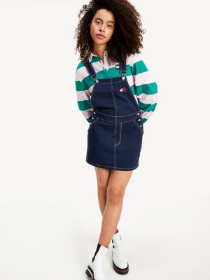 tommy jeans dungaree dress