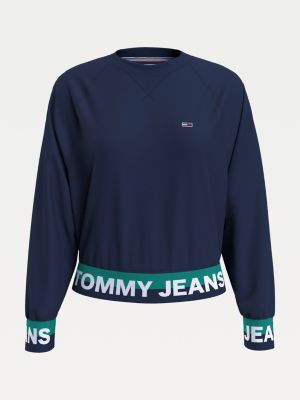 tommy jeans repeat logo sweatshirt