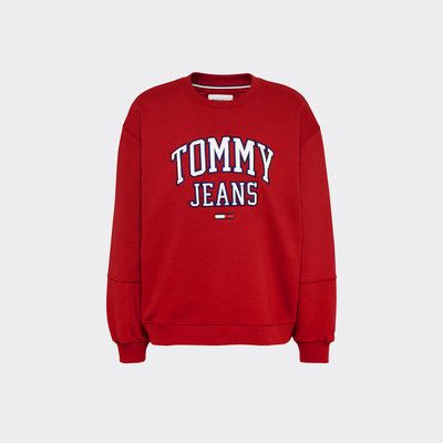 College Logo Relaxed Fit Sweatshirt 