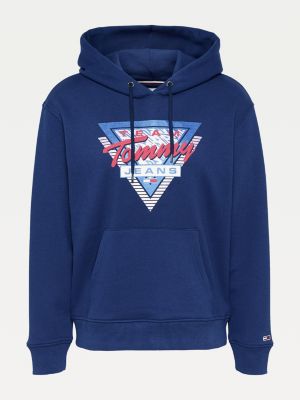 tommy jeans mountain logo hoodie