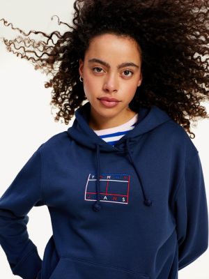 tommy jeans relaxed fit hoodie