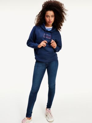 tommy jeans relaxed fit hoodie