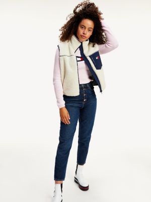 tommy jeans mom high rise tapered