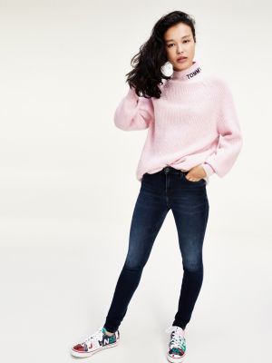 tommy hilfiger denim nora mid rise skinny jeans