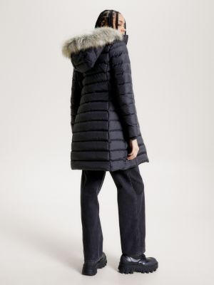 tommy hilfiger tjw essential hooded down jacket