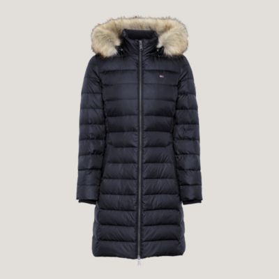 Essential Faux Fur Hooded Down Coat 