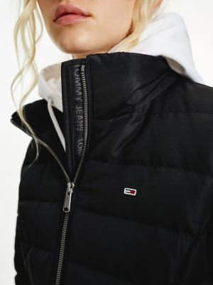 Essential Down Quilted Coat | BLACK | Tommy Hilfiger