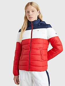 Tommy Hilfiger Womens Honeycomb Quilted Packable Jacket 