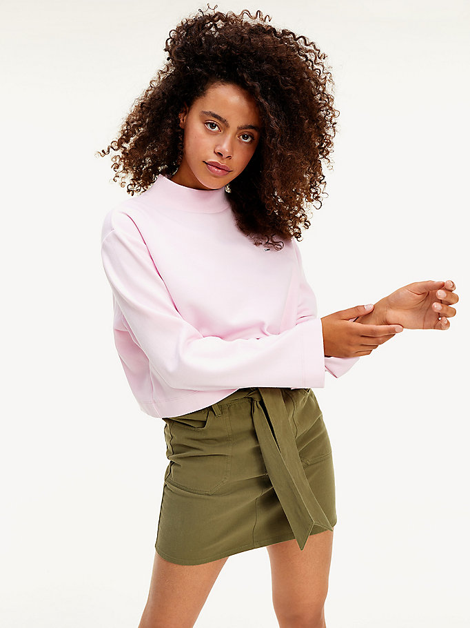 Tommy Jeans Womens Tjw Hybrid Longsleeve Sports Knitwear