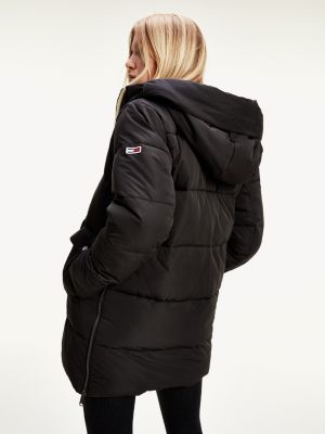 tommy hilfiger puffer black
