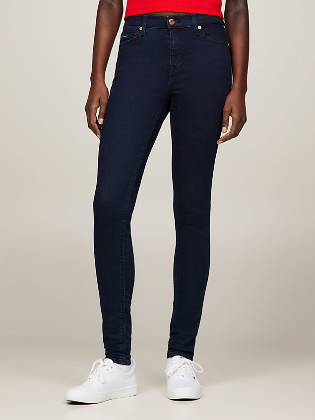 denim nora skinny fit jeans aus bio-baumwolle für damen - tommy jeans