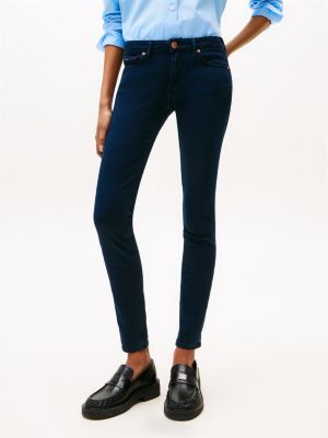 jean skinny sophie taille basse denim pour femmes tommy jeans