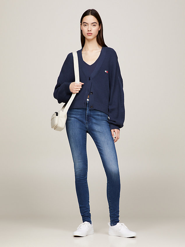 denim sylvia high rise super skinny fit jeans for women tommy jeans