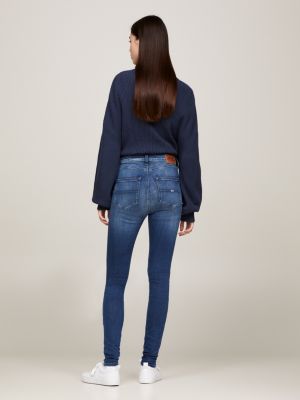 Smeren collegegeld Buitenlander Sylvia Super Skinny Fit Jeans mit hohem Bund | DENIM | Tommy Hilfiger