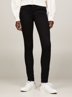 Black jeans best sale with zip