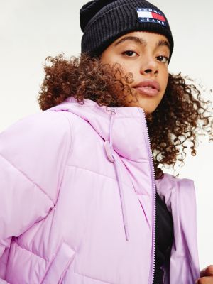 Cropped Puffer Jacket | PURPLE | Tommy 