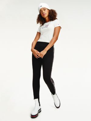 tommy hilfiger black leggings