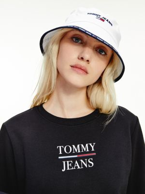 Svitshot Tommy Jeans Uzkogo Kroya Chernyj Tommy Hilfiger