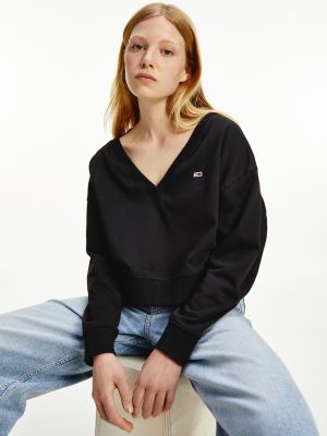 tommy hilfiger v neck sweatshirt