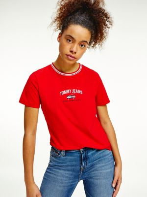 tommy jeans logo tee