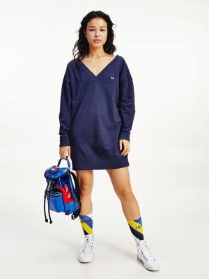 tommy hilfiger v neck dress