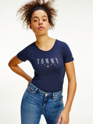 blue tommy jeans t shirt