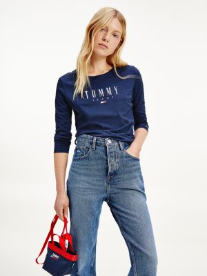 tommy jeans long sleeve tee