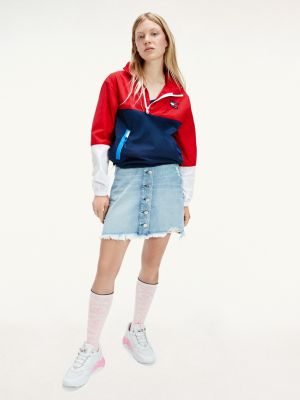 tommy jeans pop over windbreaker