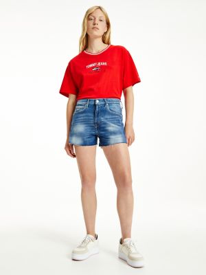 tommy denim shorts