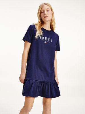 peplum t shirt dress