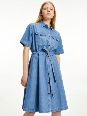 tommy jeans denim dress