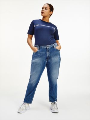 Curve Mom Tapered Jeans mit ultra-hohem Bund | DENIM | Tommy Hilfiger