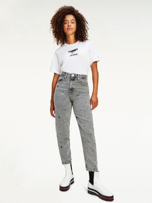 tommy embroidered jeans