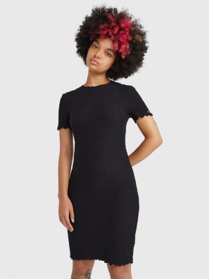 bodycon smocked dress