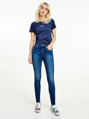 tommy jeans high rise super skinny