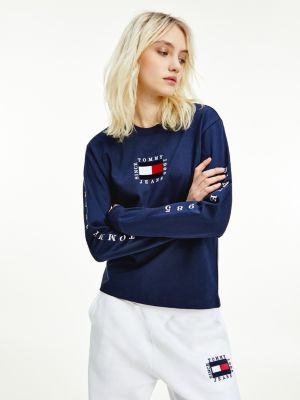 tommy hilfiger women's long sleeve t shirt