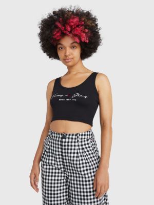 tommy hilfiger cropped top