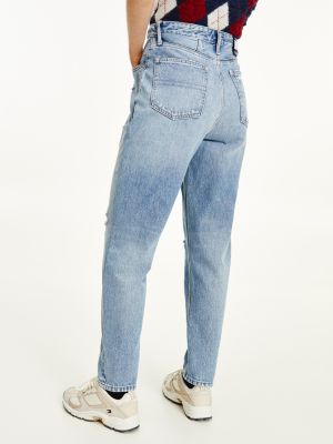 Mom Ultra High Rise Tapered Hemp Jeans | DENIM | Tommy Hilfiger