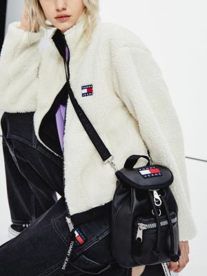 tommy jeans reversible sherpa