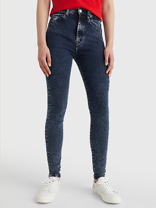 denim sylvia high rise super skinny jeans for women tommy jeans