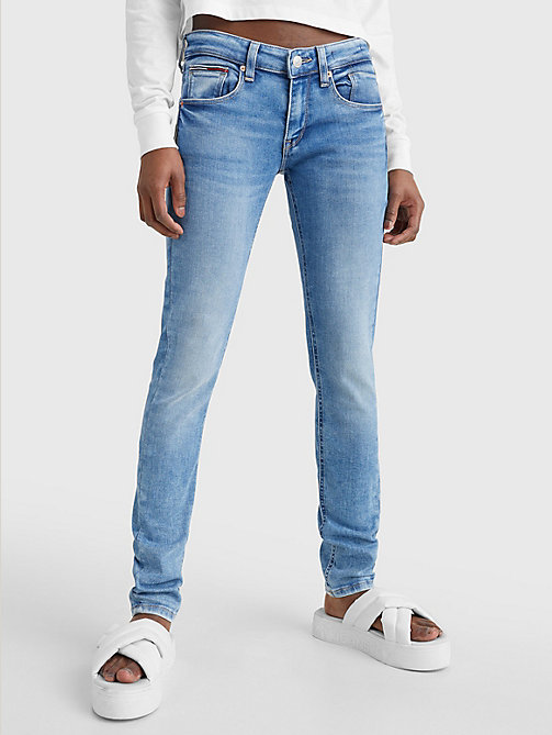 denim scarlett low rise skinny jeans for women tommy jeans