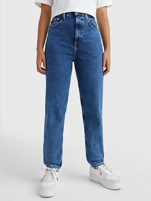 denim mom ultra high rise tapered jeans for women tommy jeans