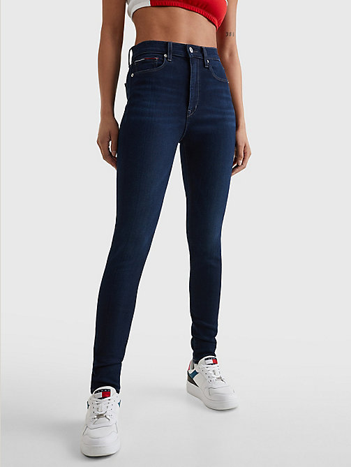 denim sylvia high rise skinny jeans for women tommy jeans