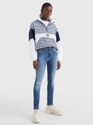 Nora Mid Rise Skinny Distressed Jeans | DENIM | Tommy Hilfiger