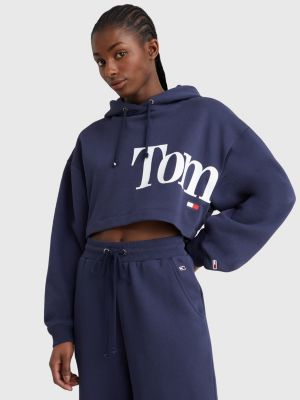 crop tommy hilfiger hoodie