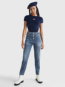 Dames Kleding voor voor Jeans voor Flared jeans Tommy Hilfiger Denim Jeans Dw0dw09216 in het Zwart 