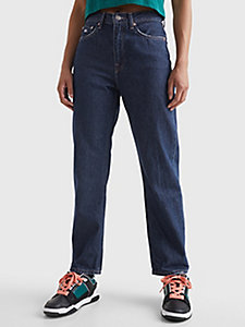 denim harper high rise straight jeans for women tommy jeans