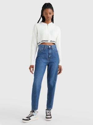 Mom Ultra High Rise Tapered Jeans | DENIM | Tommy Hilfiger